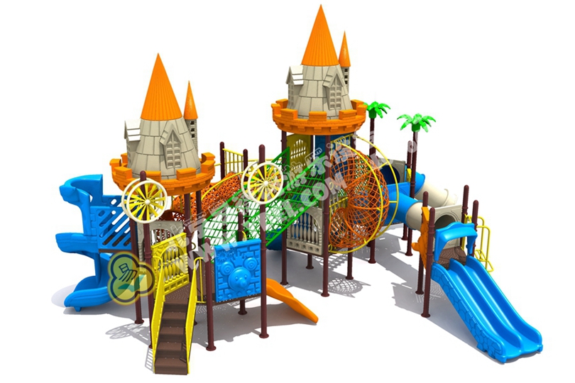 戶外城堡滑梯兒童游樂設備