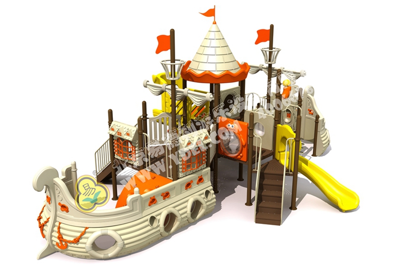 兒童海盜船滑滑梯設(shè)備七