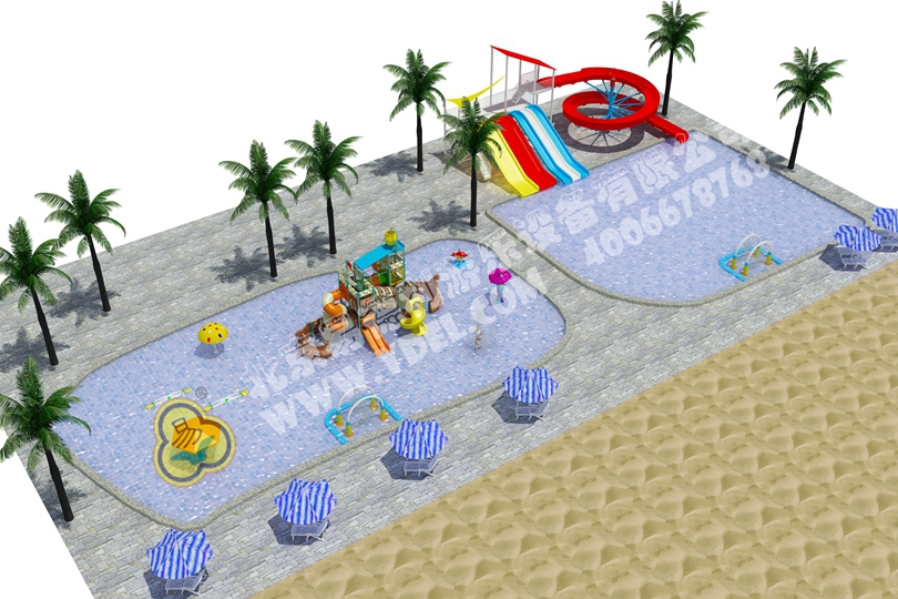 兒童戶(hù)外水上滑梯