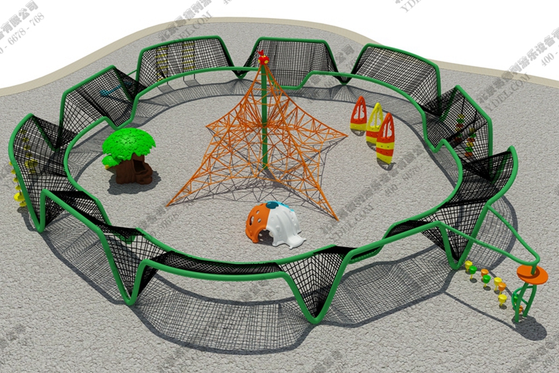 兒童戶(hù)外攀爬網(wǎng)游樂(lè)設(shè)備