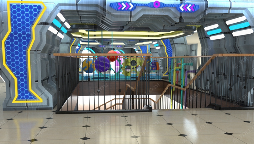室內兒童淘氣堡樂園分層設計