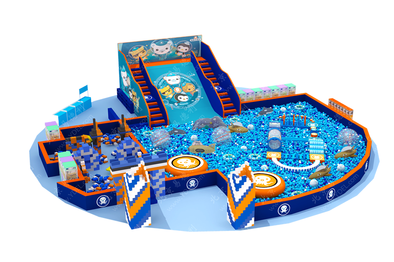 卡通海洋球池淘氣堡設(shè)備